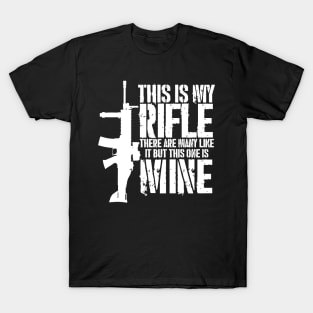 THIS IS MY RIFLE - FN SCAR (white text version) T-Shirt